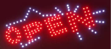 OPEN lamp LED verlichting reclame bord lichtbak #B8, Verzenden, Nieuw in verpakking
