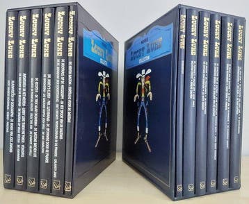Lucky Luke - Complete reeks in box - 12 Album - Eerste, Nieuw