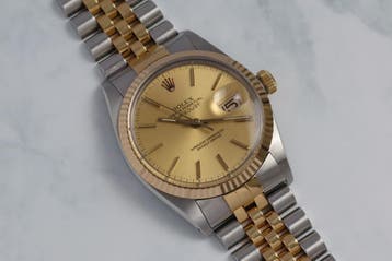 Rolex Datejust 36 16013 recent onderhouden 1984, Staal, Gebruikt, Polshorloge, Ophalen of Verzenden