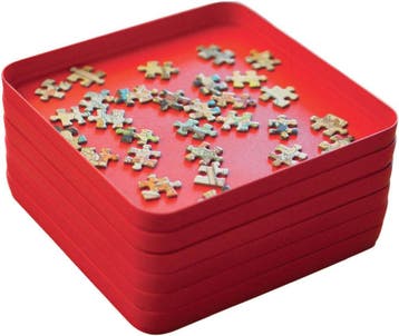 Puzzel Sorteerbakjes 6x20cm | Tweedekansje | OP=OP, Ophalen of Verzenden, 500 t/m 1500 stukjes, Zo goed als nieuw, Overige typen