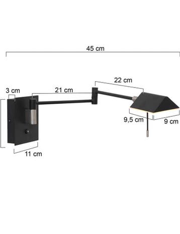 Steinhauer wandlamp Retina 3402ZW 2de Kansje, Ophalen, Nieuw, Overige materialen