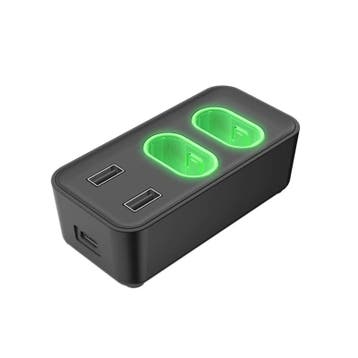 DrPhone BO1 Oplaadbare Batterij Oplader met 2 USB poorten &, Verzenden, Nieuw