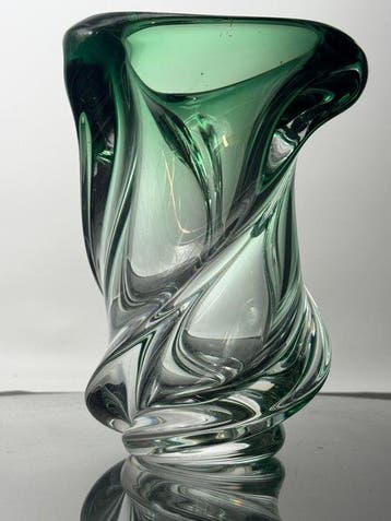 Val Saint Lambert - René Delvenne - Vaas - Conque - Kristal