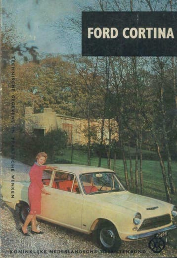 1966 Ford Cortina ANWB Technische Handleiding Nederlands, Verzenden