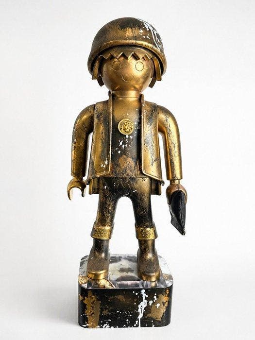 Daluxe Art - 1999 • Versace Playmobil XL (75 cm), Antiek en Kunst, Kunst | Designobjecten