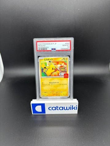 Pokémon - 1 Graded card - Pikachu 020/M-P - McDonalds Promo, Nieuw