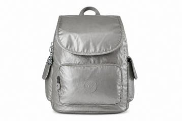 Kipling Rugzak Zilver, Verzenden, Zo goed als nieuw