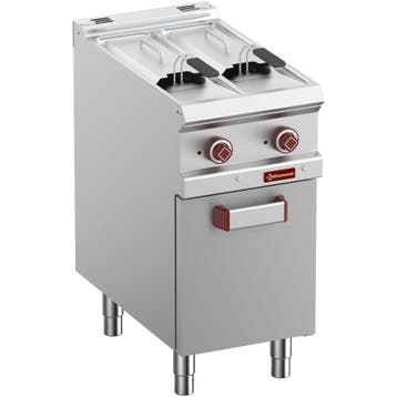 Diamond elektrische friteuse 2 kuipen van 7 liter op kast, Verzenden, Nieuw in verpakking