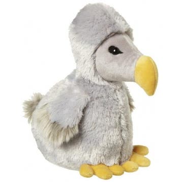 Nature Planet Dodo vogel knuffel - pluche - 28 cm - grijs, Verzenden, Nieuw