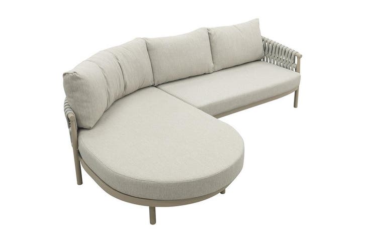 Taste Catalana loungebank chaise longue (rechts) - Latte, Tuin en Terras, Tuinsets en Loungesets, Nieuw, Overige materialen, Verzenden