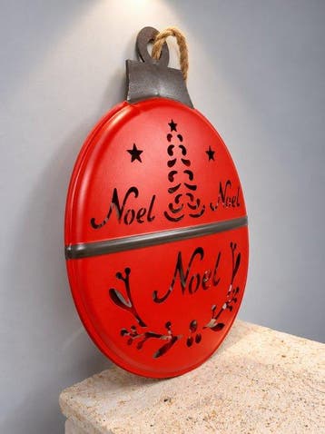 Wanddecoratie - Europa - kerstbord rond model, Nieuw