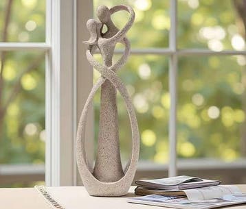 sculptuur, Elegant Contemporary Abstract Sculpture –