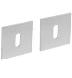 Intersteel sleutelplaatjes vierkant plat met magneet rvs, Verzenden, Nieuw