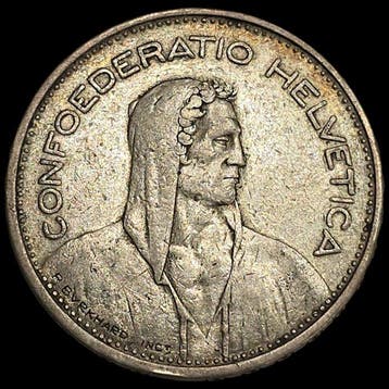 Zwitserland. 5 Francs 1932 (Zonder minimumprijs), Postzegels en Munten, Munten | Europa | Niet-Euromunten