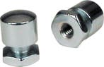 Mustang Solo Mounting Nuts (Pair) - Chrome, Ophalen of Verzenden, Nieuw