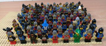 Lego - Minifigures - 100 stuks - 1980-1990, Nieuw