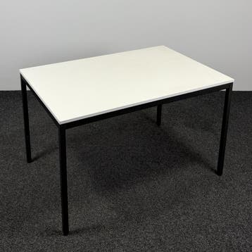 Kantinetafel - Wit Blad | 120 x 80 cm, Huis en Inrichting, Tafels | Eettafels, Ophalen of Verzenden, Nieuw