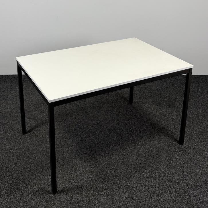 Kantinetafel - Wit Blad | 120 x 80 cm, Huis en Inrichting, Tafels | Eettafels, Ophalen of Verzenden