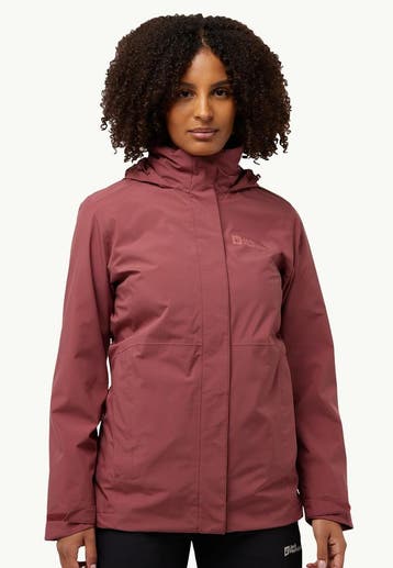 Jack Wolfskin Maat L  MOONRISE 3IN1 JKT W Dames Outdoorjas -, Verzenden, Nieuw