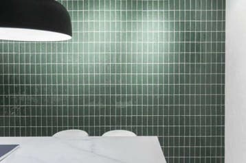 Wandtegel Equipe Cerámica Atlas Groen Glans 7,5x15, Doe-het-zelf en Verbouw, Nieuw, Minder dan 20 cm, 10 m² of meer, Wandtegels