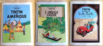 Hergé - Ensemble de 3 Sérigraphies Tintinimaginatio, Nieuw