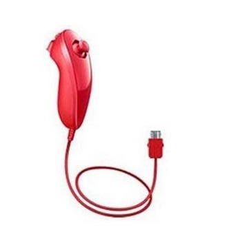 Wii Nunchuk Rood (Third Party) (Wii Accessoires), Ophalen of Verzenden, Zo goed als nieuw