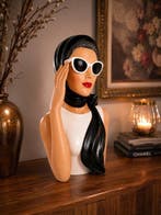 Buste, Hollywood Regency stijl damesbuste – statement piece, Antiek en Kunst
