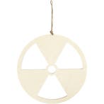 Schild, Geen kernenergie, afm 21,3 cm, dikte 0,9 cm, 1 stuk, Nieuw