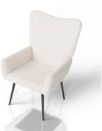2dekans | Oorfauteuil / Relaxfauteuil Odense - Beige -, Ophalen of Verzenden, Zo goed als nieuw