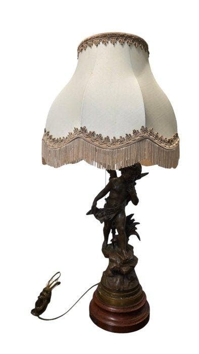 Lamp - Legering - Beeldlamp, Antiek en Kunst, Curiosa en Brocante