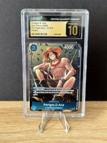 One Piece Tin Set Vol.2 - Portgas D. Ace Graded card - One, Nieuw