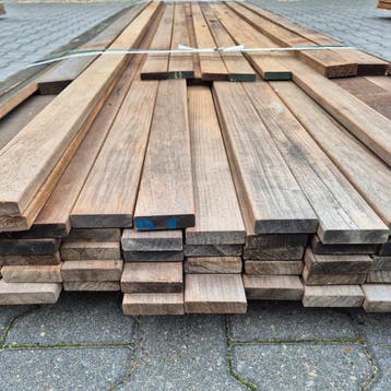 Partij Thermo Frake Geschaafde Planken 2750-3350x66x18mm, Ophalen of Verzenden, Nieuw