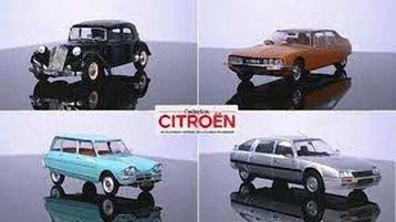 Hachette 1:24 - Modelauto (5) - Lotto con 5 Citroen -, Nieuw