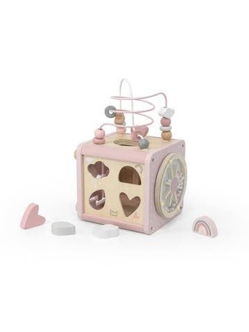 Label Label activiteitenkubus houte van €44,99 voor €44,90, Ophalen of Verzenden, Nieuw