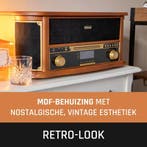 Classic Phono Retro Platenspeler - Bluetooth - Auto-stop - D, Audio, Tv en Foto, Platenspelers, Verzenden, Zo goed als nieuw