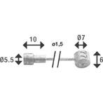 Elvedes Roestvrijstalen remkabel 2,35m - 1,5mm diameter -..., Ophalen of Verzenden, Nieuw, Wiel