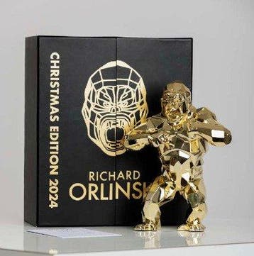 Richard Orlinski (1966) - Kong Christmas (Gold Edition), Antiek en Kunst