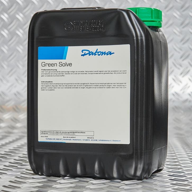 Datona Green Solve biologisch ontvettingsmiddel 5 liter -, Zakelijke goederen, Machines en Bouw | Onderhoud en Reiniging, Ophalen of Verzenden