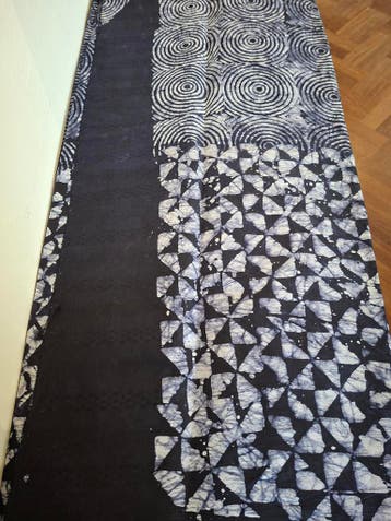 Adire, Yoruba damast katoen indigo, Ophalen of Verzenden