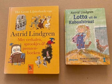 2 Hardcovers Astrid Lindgren - Grote Lijsterboek - Lotta, Verzenden, Nieuw, Fictie algemeen