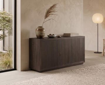 Tower Living Mincio Dressoir 176x42x86 cm - Espresso bruin, Ophalen of Verzenden, Nieuw