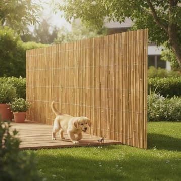 Premium Bamboe Tuinscherm 100x600cm - Natuurlijk en Duurzaam, Dieren en Toebehoren