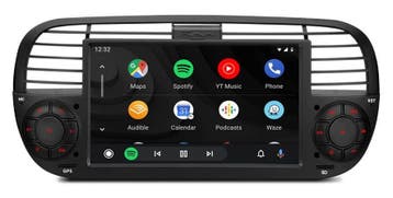 Navigatie fiat 500 2007-2015 carkit android 12 carplay usb, Ophalen of Verzenden, Nieuw
