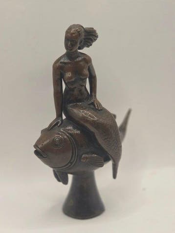 Sergio Bustamante (1949) - Sirena (Mermaid on Fish)