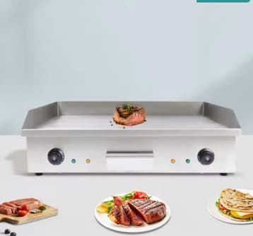 Platte Top Teppanyaki Bakplaat voor Pannenkoek Thuis 4.4kW 2, Verzenden, Nieuw