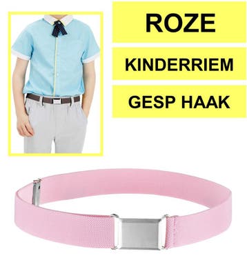 Fako Fashion - Kinderriem Elastisch Gesp - Elastische Riem, Kleding | Dames, Riemen en Ceinturen, Verzenden, Nieuw
