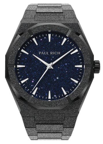 Paul Rich Frosted Star Dust II Black FRSD201 horloge, Sieraden, Tassen en Uiterlijk, Horloges | Heren, Overige merken, Staal, Verzenden