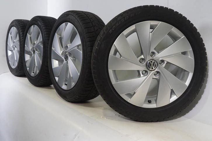 Volkswagen Golf 5 6 7 8 Belmont 17 inch velgen Pirelli Winte, Auto-onderdelen, Banden en Velgen, Velg(en), Gebruikt, 17 inch, Winterbanden