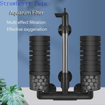 Biologisch Aquarium Filter met Dubbele Schuimunitair en Luch, Verzenden, Nieuw