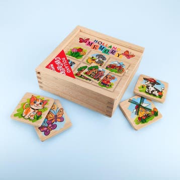 Houten memory spel - Holland, Ophalen of Verzenden, Nieuw